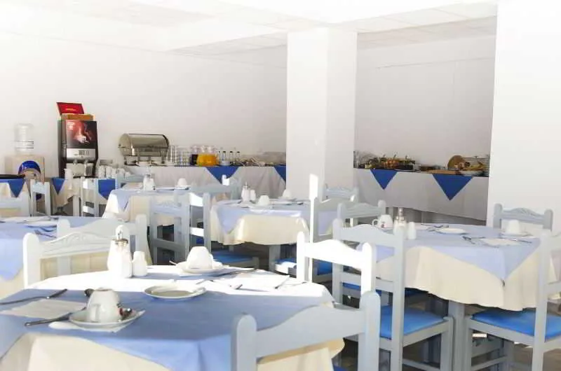 Restaurant, RK Beach hotel, Santorini