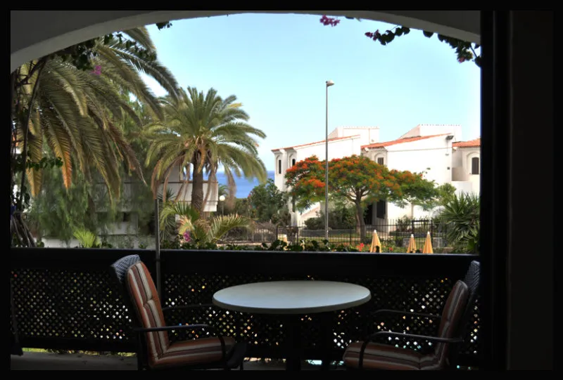 Terrace, Apartamentos El Chaparral, Gran Canaria