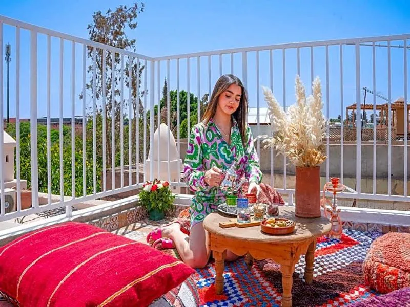 General view, Riad Yalla Habibi, Marrakech
