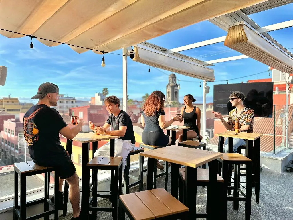 Terrace, Atypicap Capsule Hostel, Tenerife