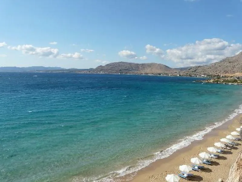Beach, Ellia Hotel, Rhodes