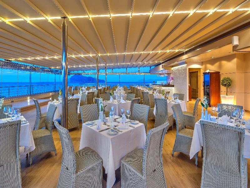 Terrace, Porto Platanias Beach Resort & Spa, Crete
