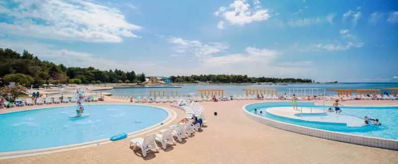 Pool, Apartments Polynesia Plava Laguna, Istria