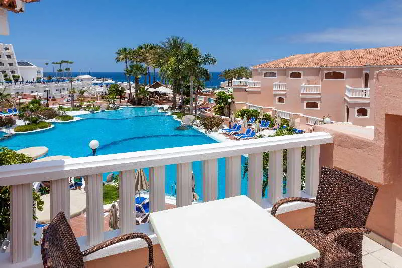 Terrace, Sol Sun Beach Apartamentos, Tenerife
