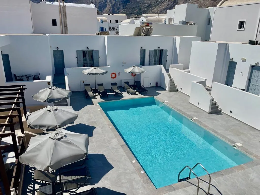 Lobby, Tarelis Apartmens Studios, Santorini