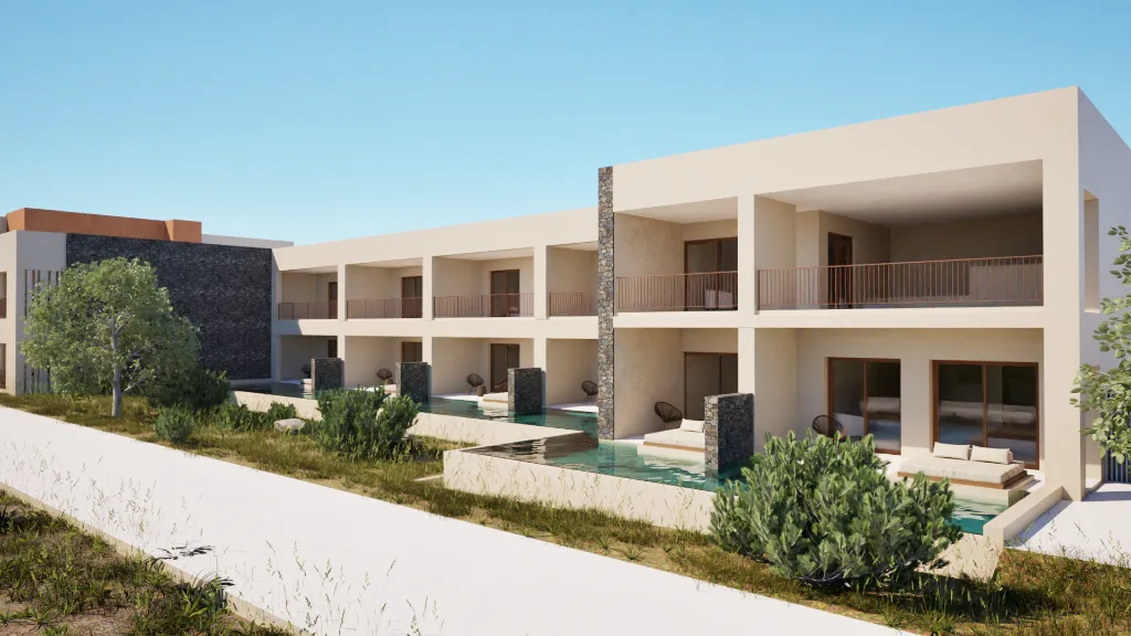 General view, ARATO by E•GEO, Kos