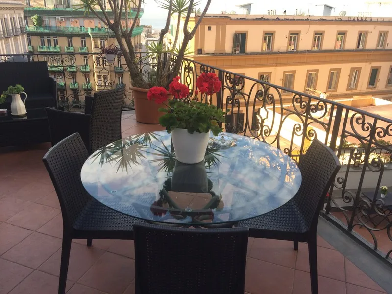 Terrace, Villa Margherita, Naples
