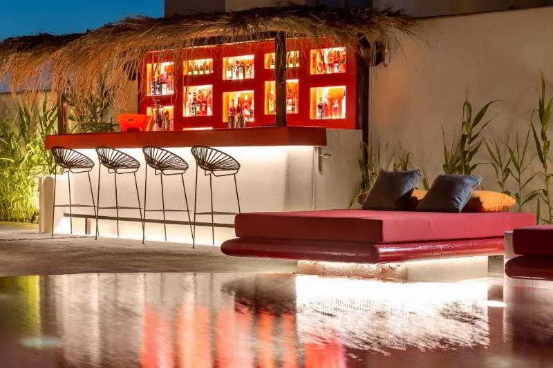Bar, Art Hotel, Santorini