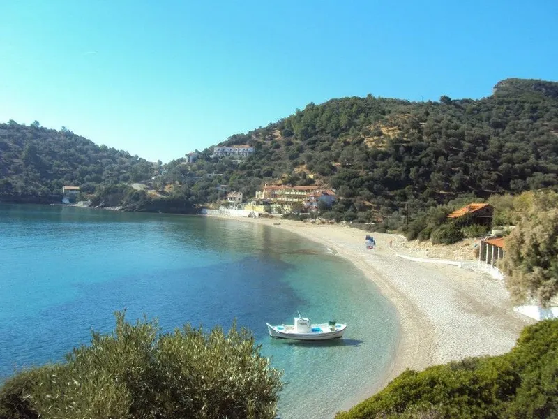 General view, Limnionas Bay Village, Samos