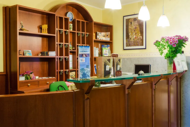 Lobby, Columbia Hotel, Palermo