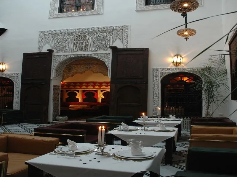 Restaurant, Riad Maison Bleue & Spa, Fez