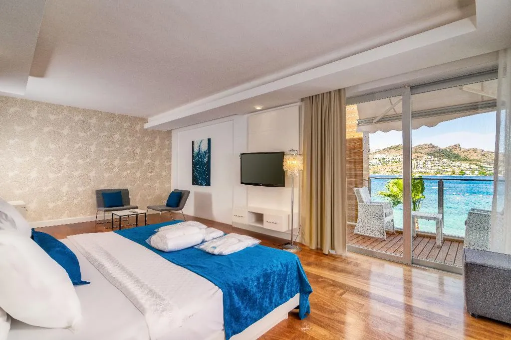 DOUBLE DELUXE SEA VIEW Room, Highlight Hotel, Bodrum