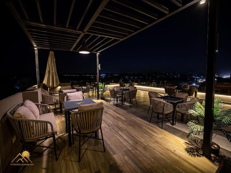 Terrace, Pyramids Sunrise Inn, Cairo