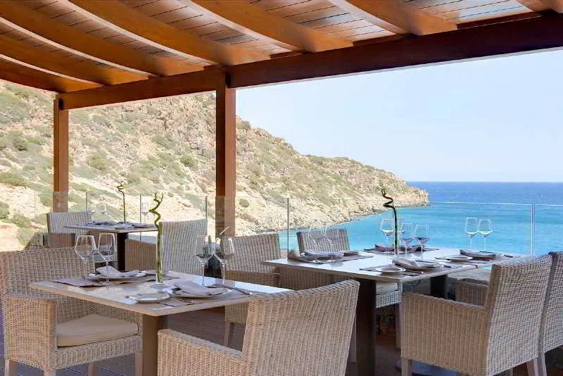 Restaurant, Daios Cove, Crete