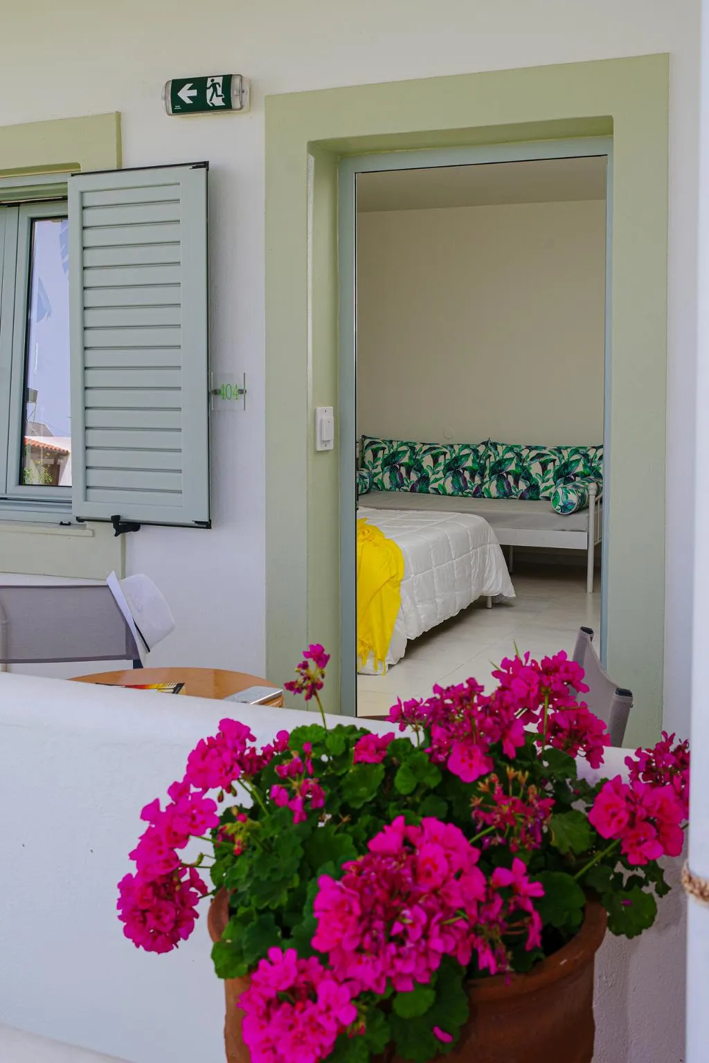 Terrace, Angela Studios Apartments, Crete