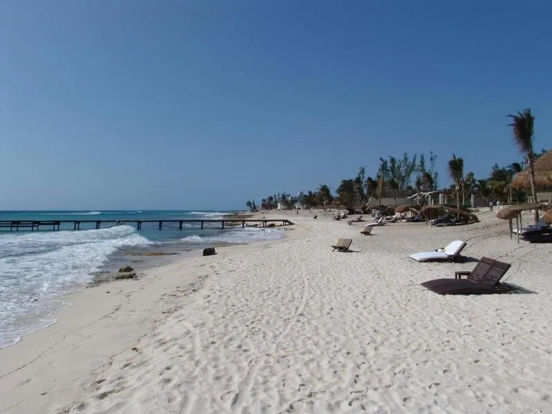 Beach, Cocos Cabañas, Cancun Area