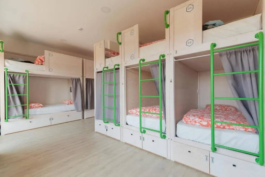 Bed in dormitory WITH SHARED BATHROOM Room, WOT Ericeira Surf Social, Lisbon