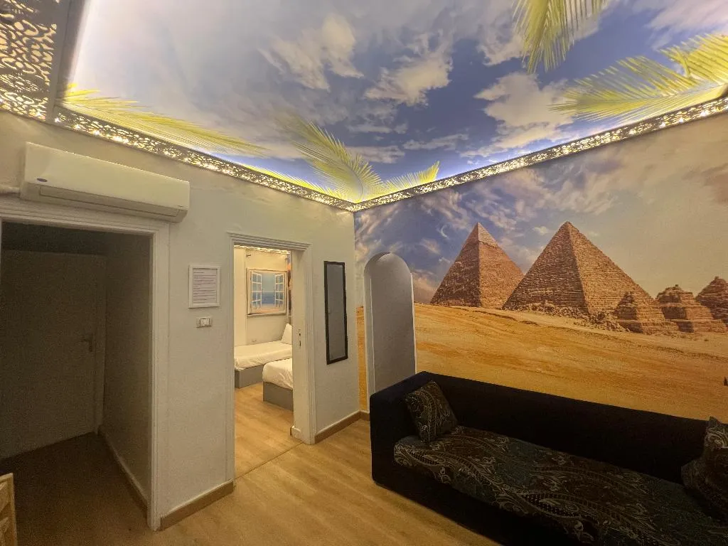 FAMILY ROOM ONE BEDROOM WITH KITCHENETTE Room, Pyramids View Inn, Cairo