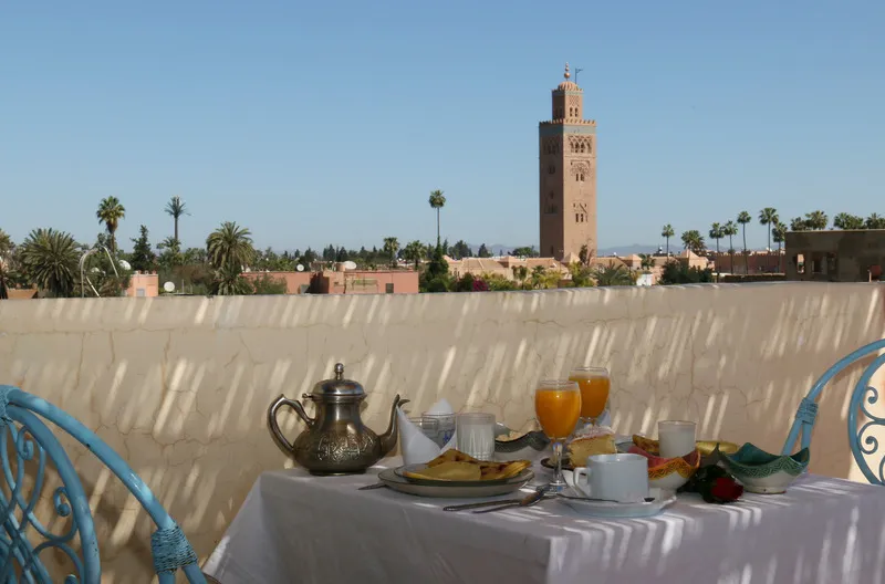 Terrace, Riad Sidi Mimoune, Marrakech