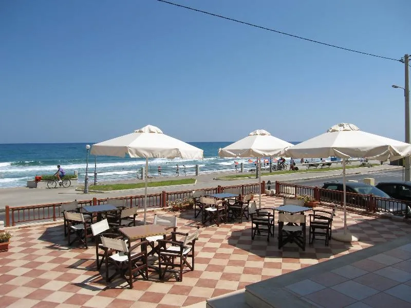 Terrace, Blue Sea, Crete