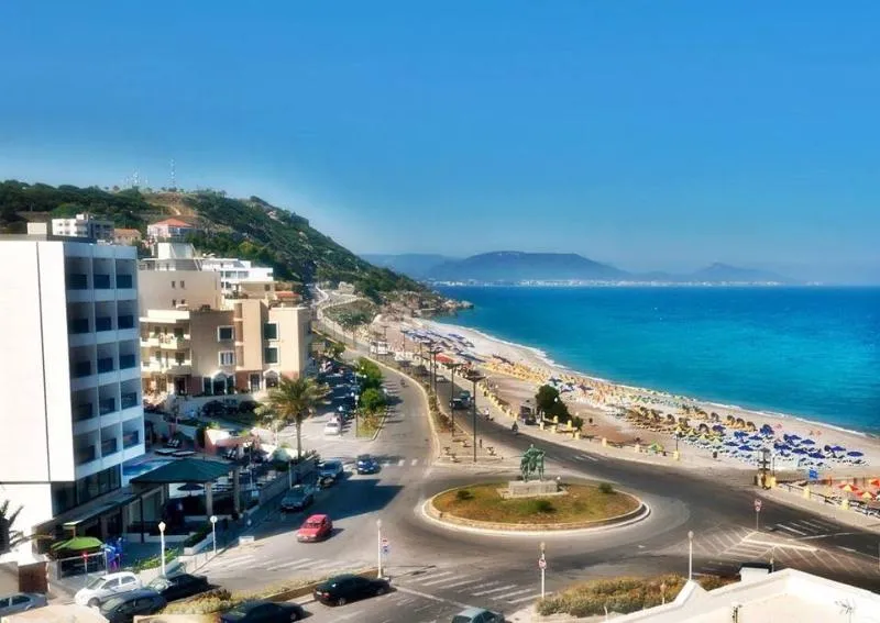Beach, Europa Hotel rooms & Studios, Rhodes