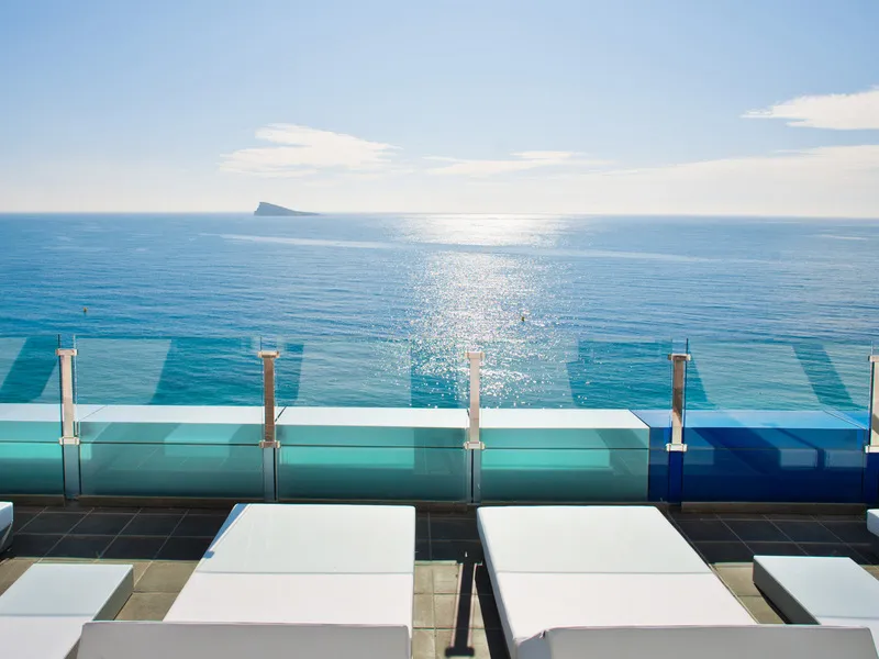 Terrace, Villa del Mar Hotel Family Gourmet, Costa Blanca
