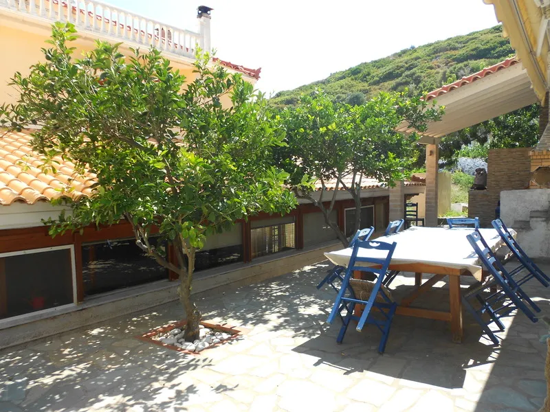 Terrace, Sunrise Beach, Samos