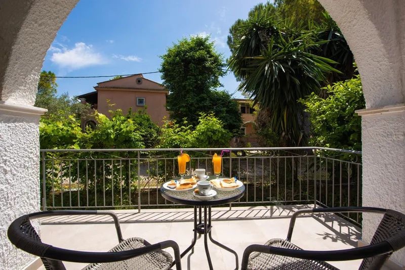 Terrace, Dominoes Aparthotel, Corfu