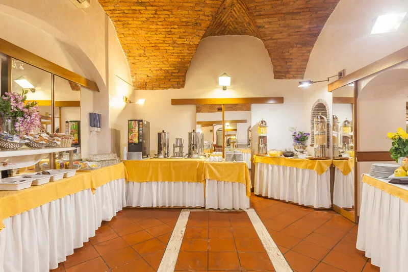 Restaurant, Hotel Galles, Rome