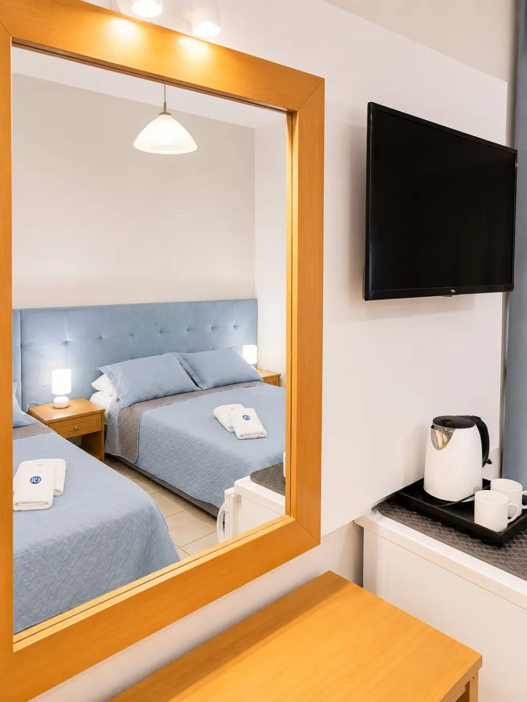 TRIPLE TWO BEDS Room, Castro Hotel, Crete