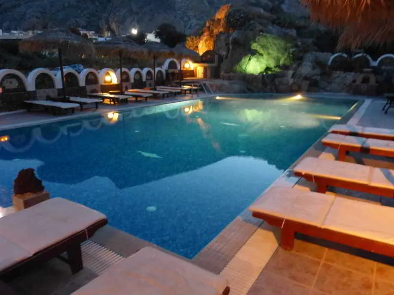 Pool, Aparthotel Black Sand, Santorini