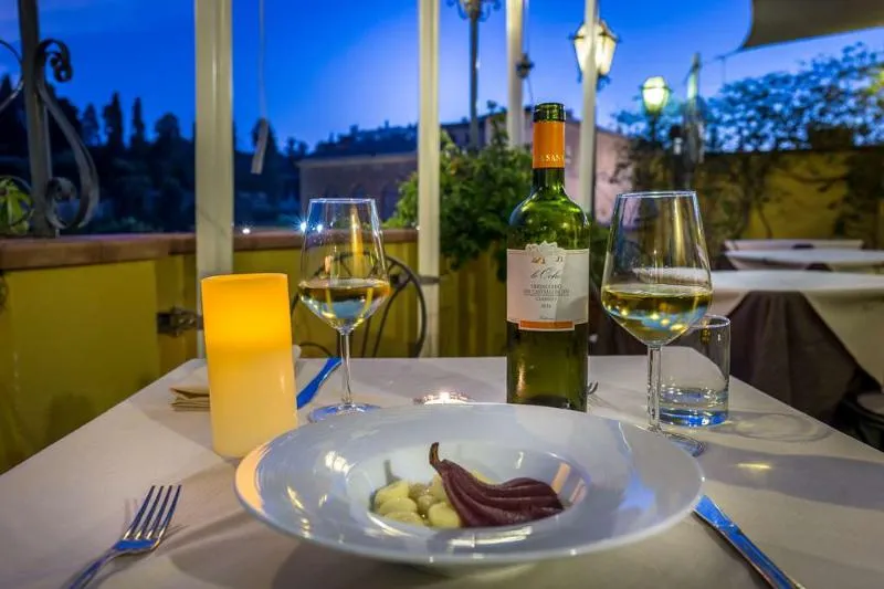 Restaurant, Hotel La Scaletta, Florence