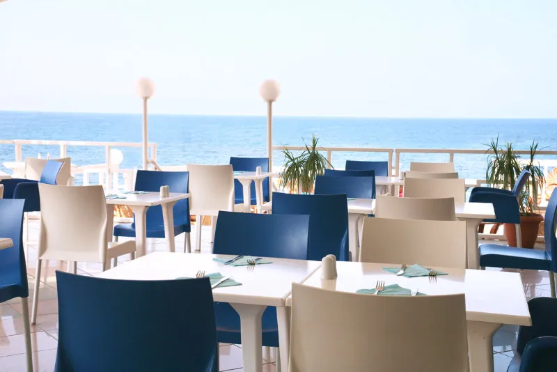 Restaurant, Evelyn Beach, Crete