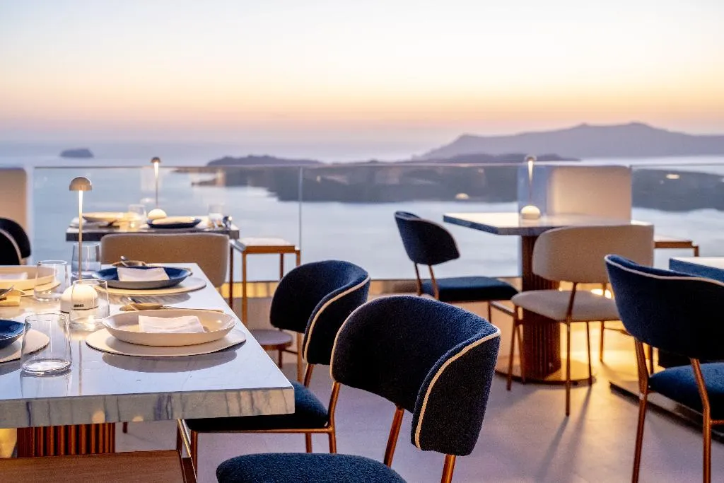 Restaurant, Apeiron Blue Santorini - Apeiron Hotels, Santorini