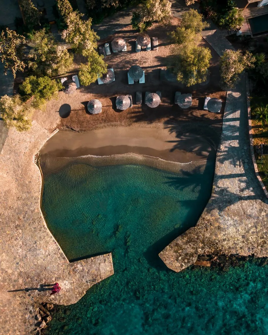 General view, Minos Beach Art Hotel, a Member of Design Hotels, Crete