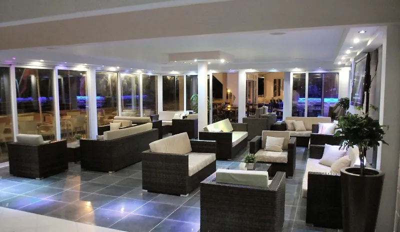 Terrace, Flamingo Beach, Cyprus