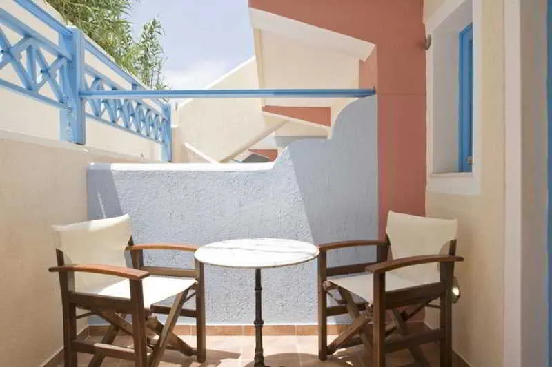 Terrace, Blue Diamond Bay, Santorini