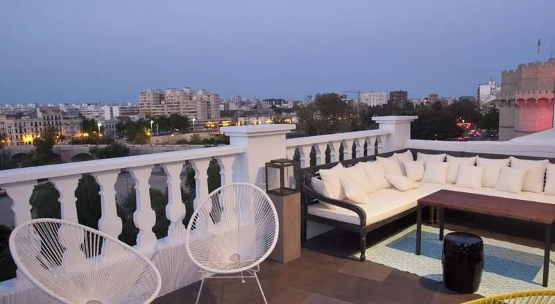 Terrace, Holahotel del Carmen, Valencia
