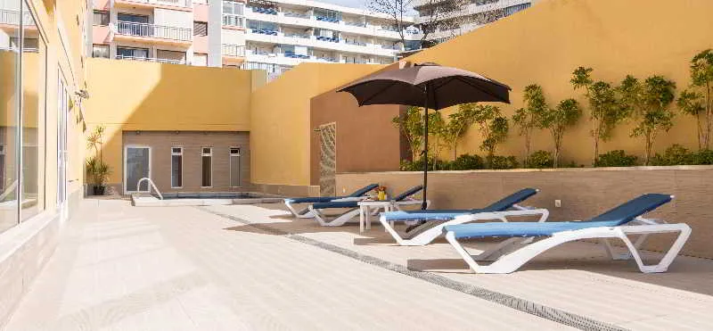 Terrace, Hotel Porto Calpe, Costa Blanca