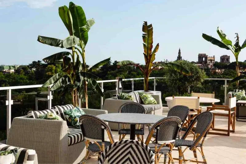Terrace, Villa Pamphili, Rome