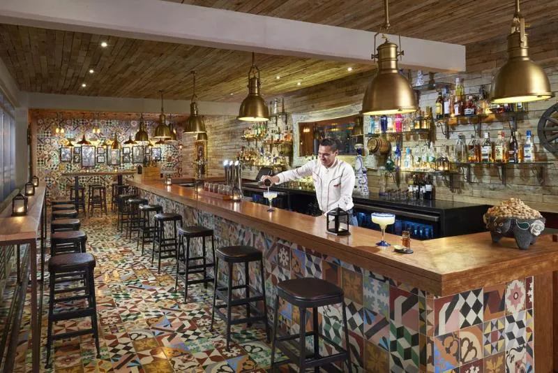 Bar, Residences at The Fives, Playa Del Carmen