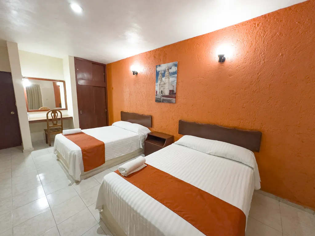 TWIN CLASSIC DOUBLE BED Room, Hotel U Xul Kah Campeche, Cancun Area