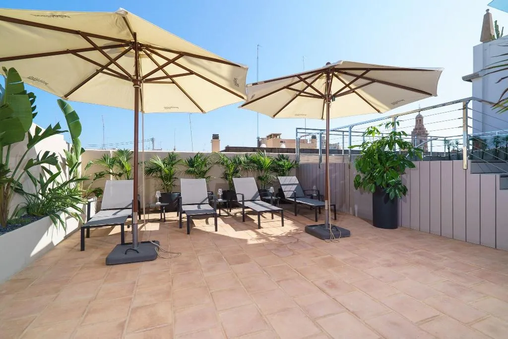 Terrace, The Valentia Cabillers Hotel, Valencia