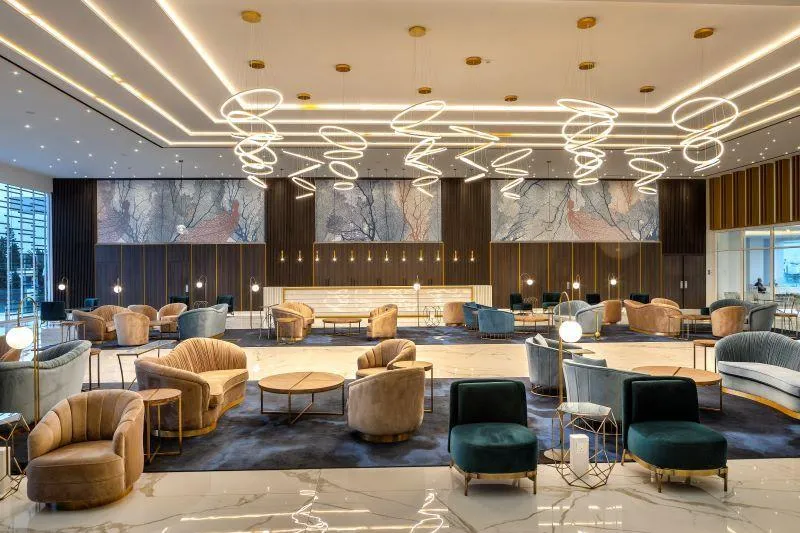 Lobby, Chrysomare Beach Hotel & Resort, Cyprus