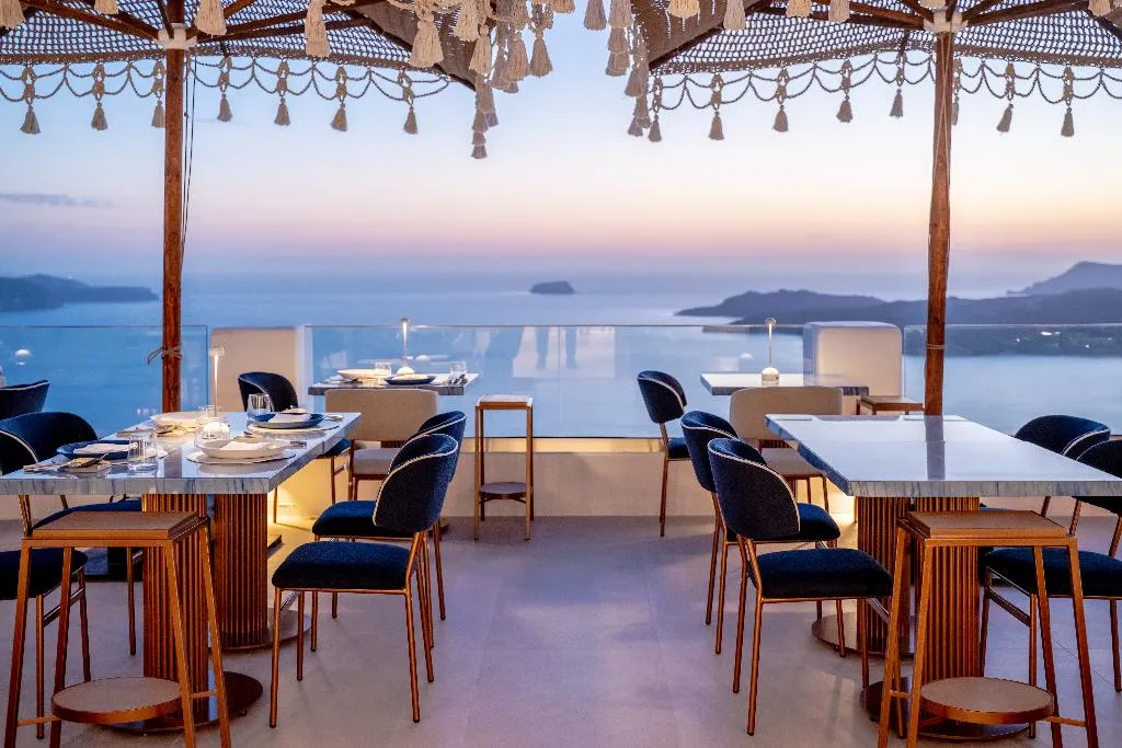 Restaurant, Apeiron Blue Santorini - Apeiron Hotels, Santorini