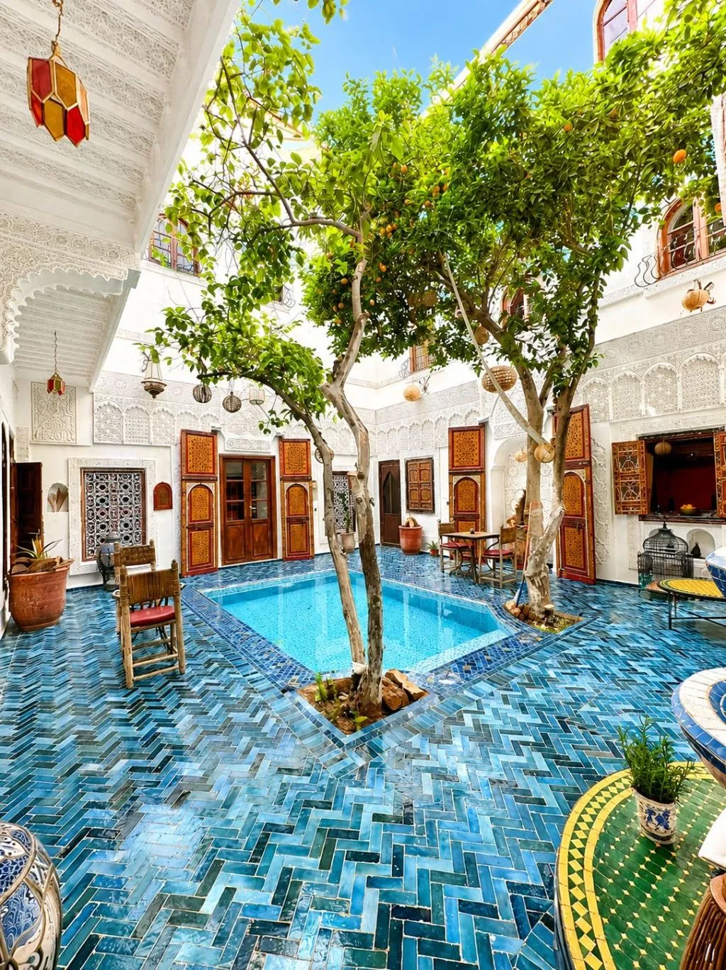 General view, Riad Dar El Bacha, Marrakech