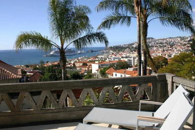 Terrace, Arts In Hotel Conde Carvalhal, Madeira