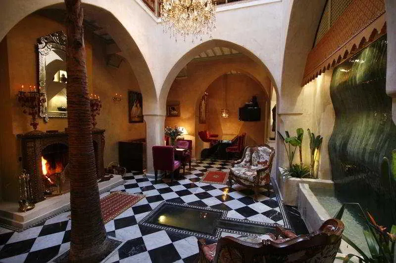 Lobby, Riad Moullaoud, Marrakech