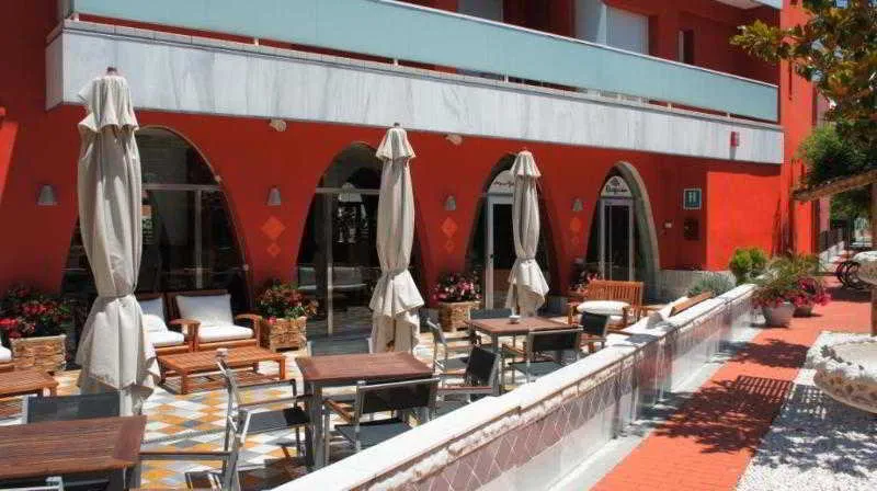 Terrace, Hotel Pinar Del Mar, Costa Brava