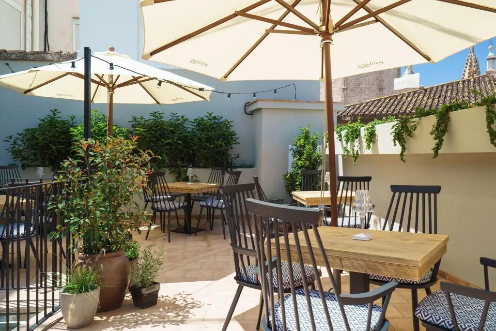 Terrace, The Valentia Cabillers Hotel, Valencia